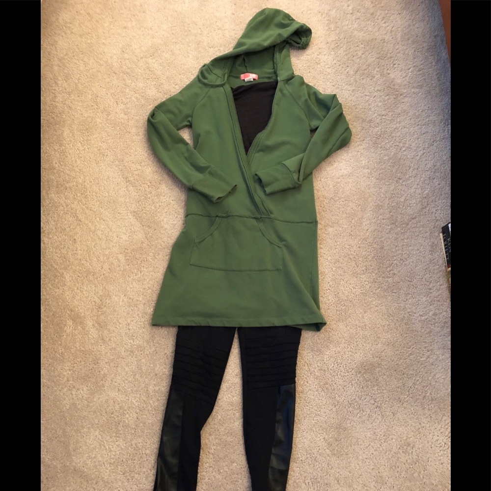 Lux hoodie dress. Size Small.